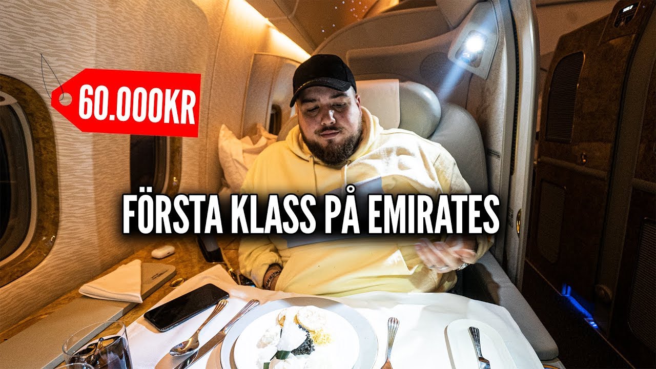 DENNA FLYGSTOL KOSTADE 60.000KR *EMIRATES FÖRSTA KLASS* med REVOLUT