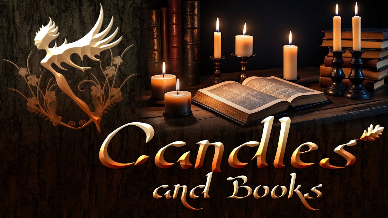Dark Academia Music - Candles and Books