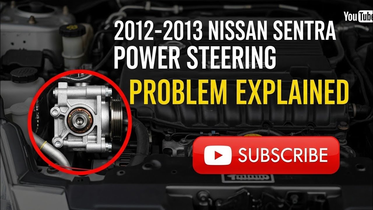 Объяснение проблемы с усилителем рулевого управления у Nissan Sentra 2012–2013 годов выпуска.