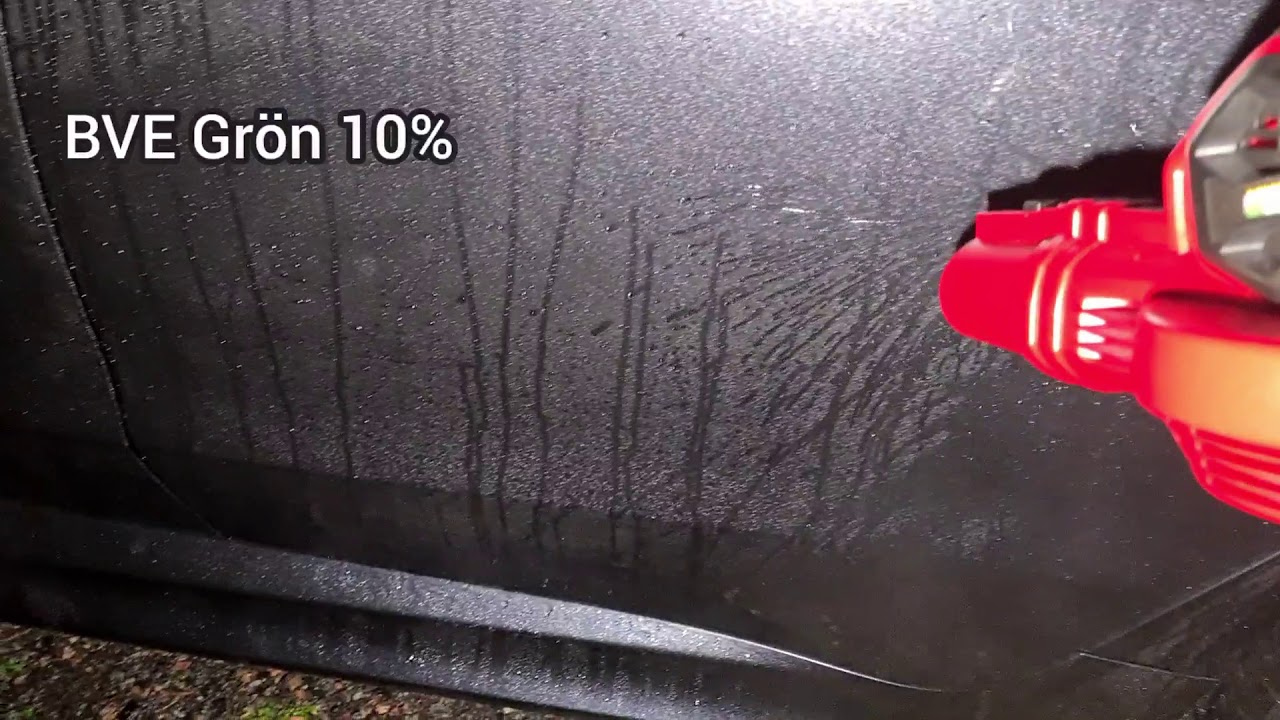 Snabbtest: BVE Gr&ouml;n 2.0 10% vs CitroFoam, f&ouml;rtv&auml;tt