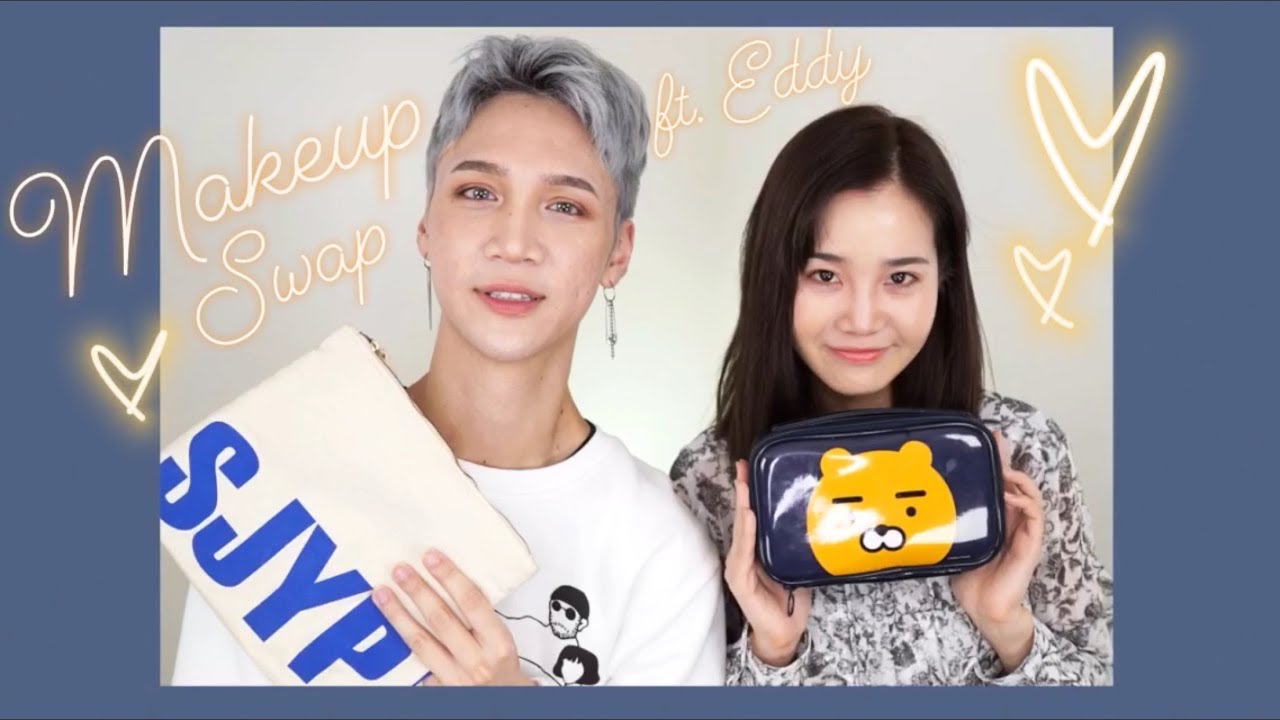 Korean Makeup Swap with Edward Avila | GRWM