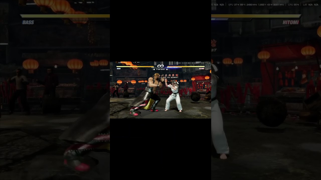 bass vs Hitomi #deadoralive6 #shorts #gameplay