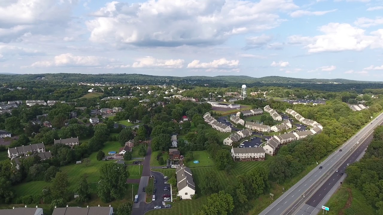 Drone video to relax ,,,POTTSTOWN ,PENNSYLVANIA