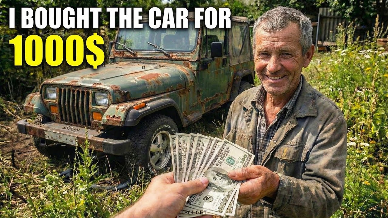 I BOUGHT 1995 Jeep Wrangler Green  for $1,000… Then Restored It || ASMR Car Restoration!