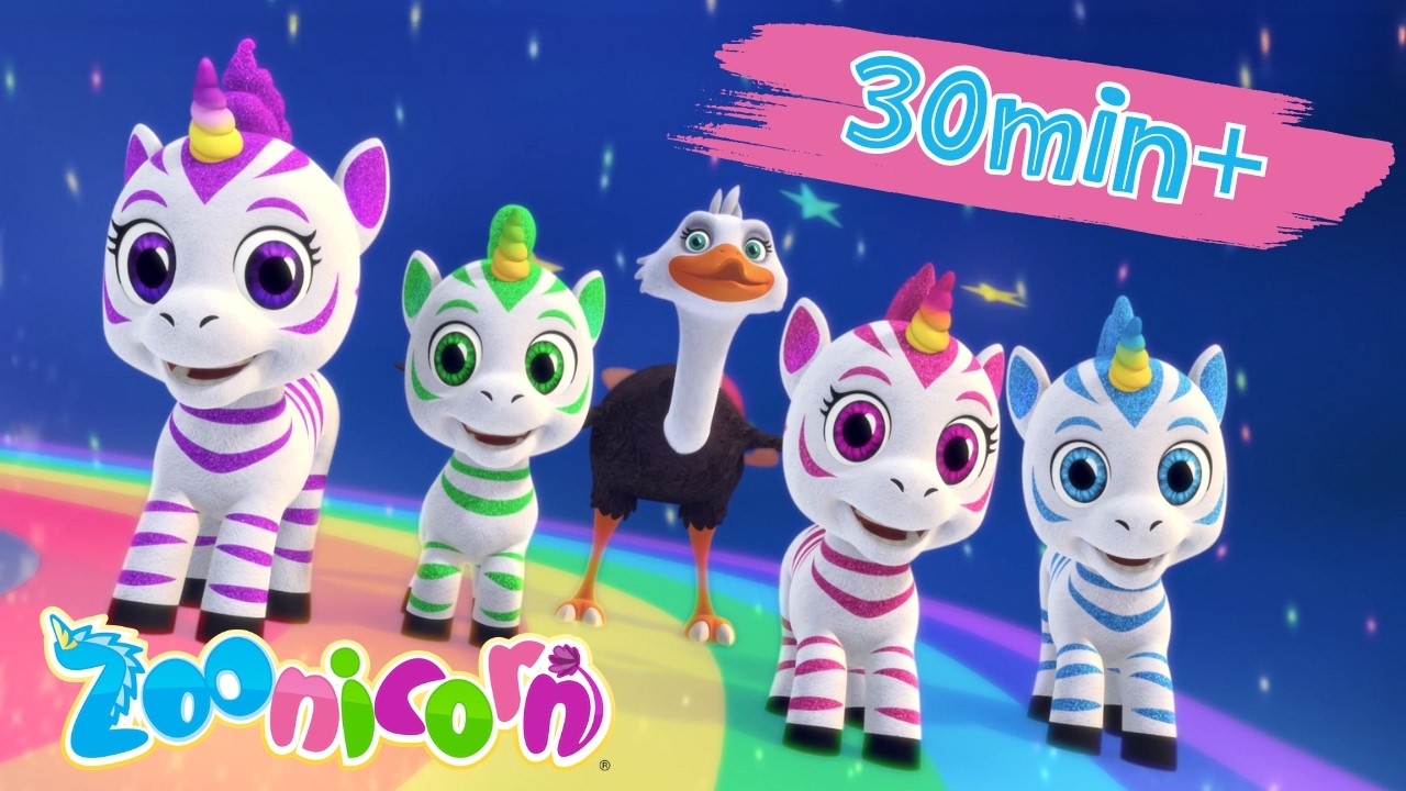 Top Zoonicorn Songs! 🎶💖 30-Min Compilation | Zoonicorn | Music for Kids