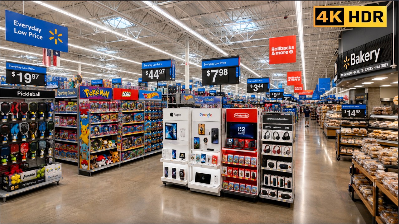 Inside the Largest Walmart Supercenter in Texas 🇺🇸 | 4K Tour