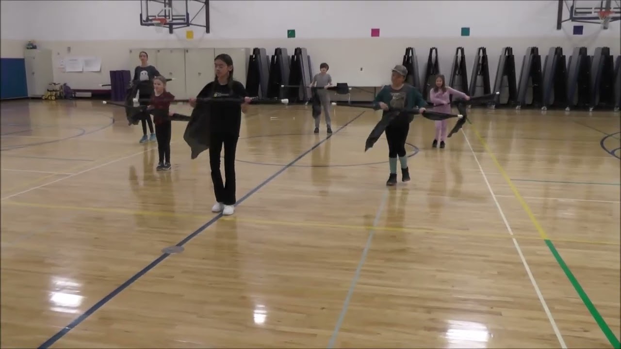 Spree Color Guard - final rehearsal 