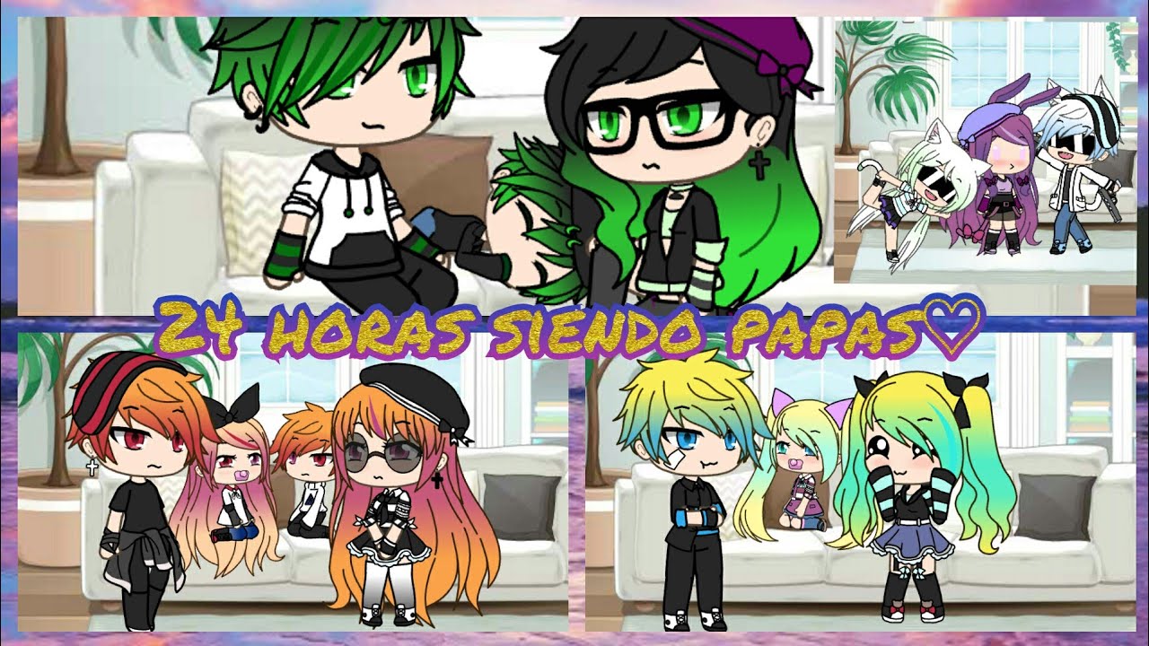 24 horas siendo papas ppg y rrb {mis amigos no se que les pico}