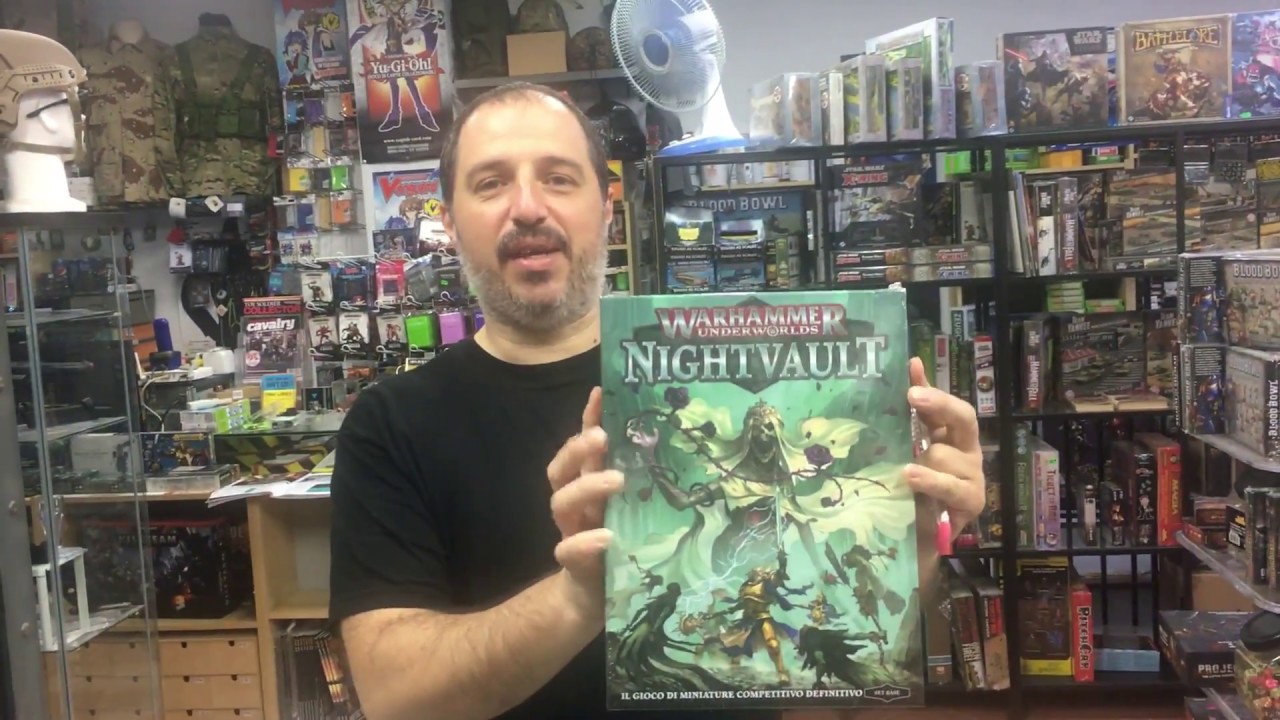 Warhammer Underworld: Nightvault - unboxing della scatola preview