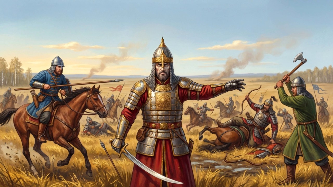 Como IVAN, O TERRÍVEL, massacrou 120,000 cavaleiros da Horda Mongol