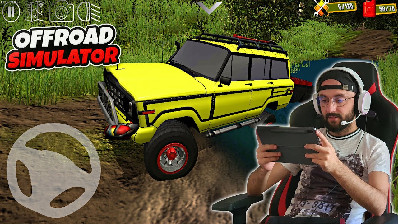 Gerçekçi 4x4 Offroad Araba Oyunu || WHEELS IN MUD : OFF-ROAD SIMULATOR  -Android Gameplay FHD