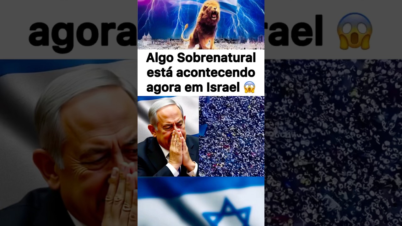 &Eacute; sobrenatural o que est&aacute; acontecendo em Israel