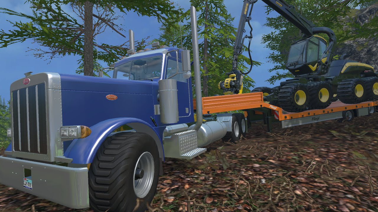Farming Simulator 2015 Mods- Kenworth K100 & Peterbilt 379
