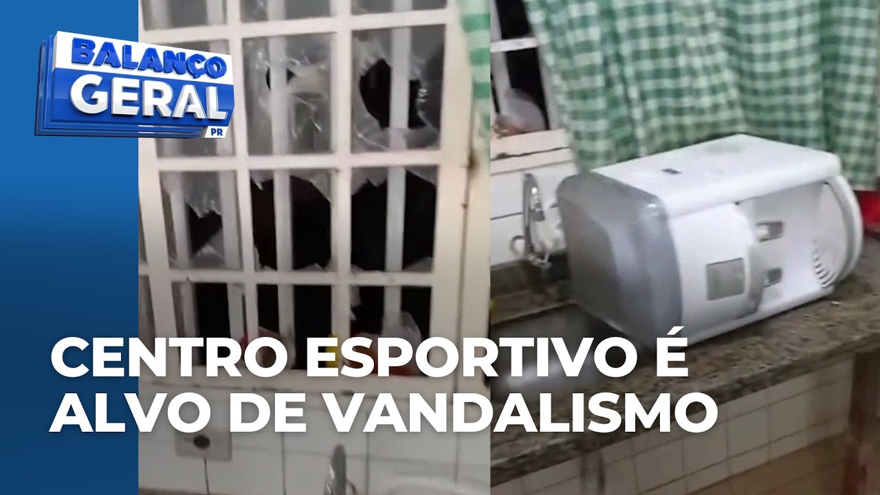 Centro esportivo São Silvestre é vandalizado, no PR