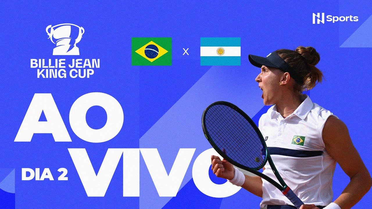 JOGO COMPLETO | BRASIL X ARGENTINA | BILLIE JEAN KING CUP | DIA 2