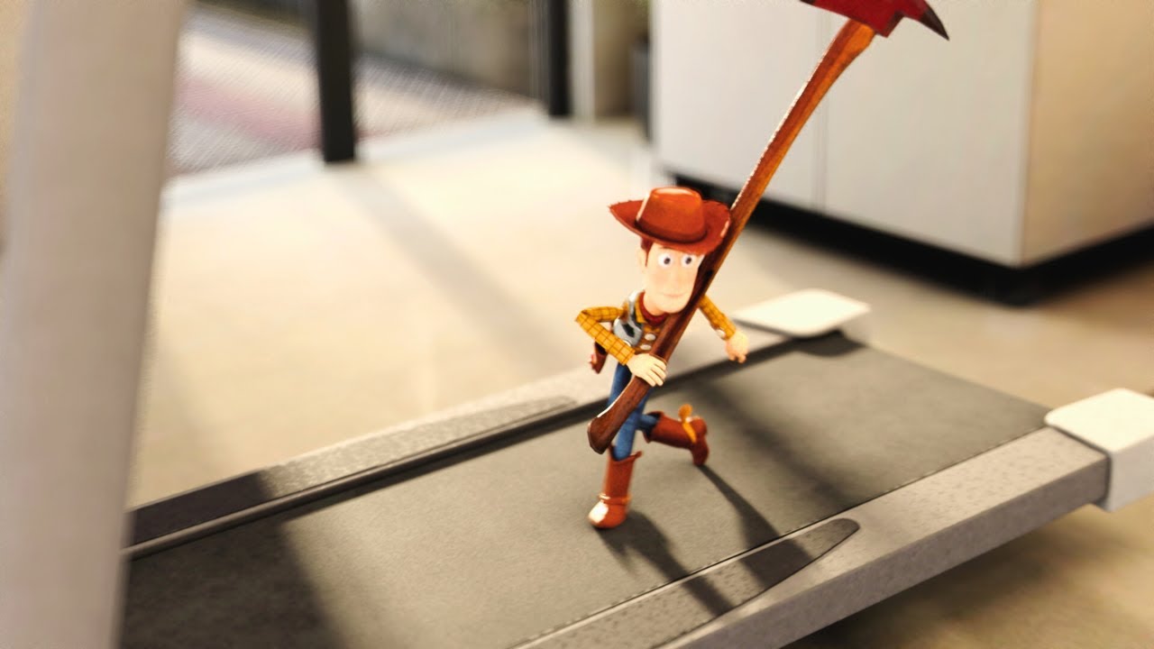 If Disney characters used THE TREADMILL