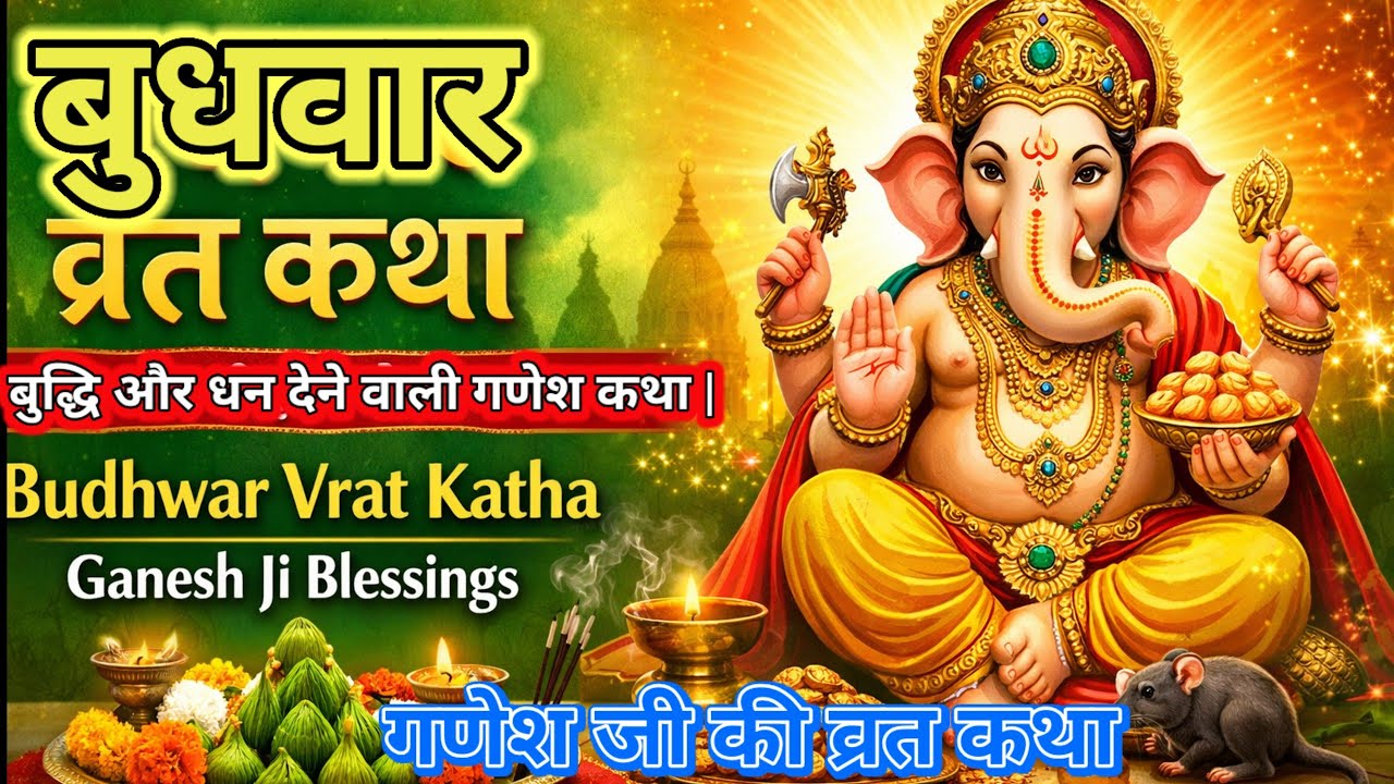 बुधवार व्रत कथा | श्री गणेश जी की चमत्कारी कथा | Budhwar Vrat Katha in Hindi l @omras7 