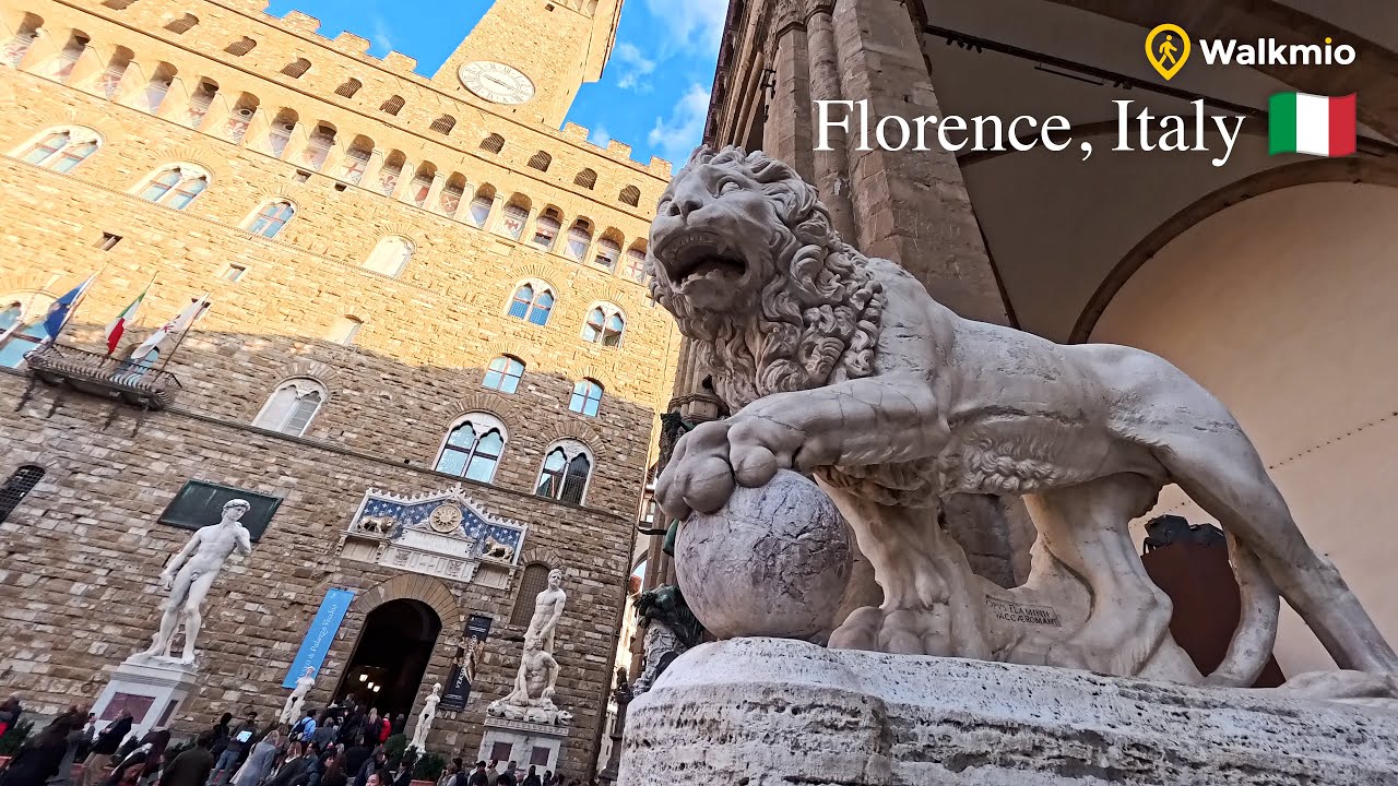 🇮🇹 Florence, Italy Walk | Duomo, Signoria, Ponte Vecchio, Santa Trinita, Piazza di San Firenze