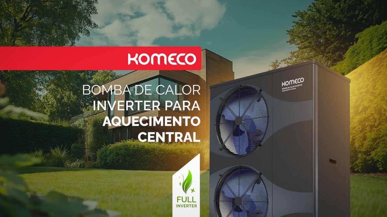 Bomba de Calor Inverter Aquecimento Central