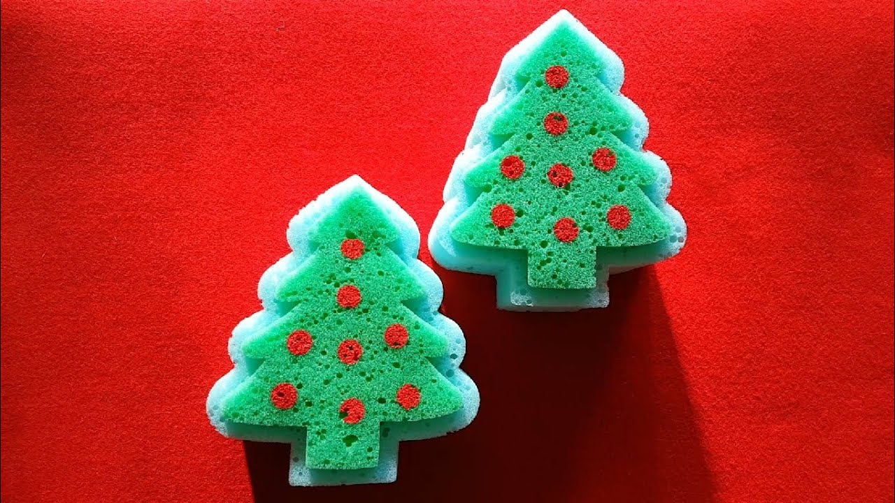 🎄 Frozen & jelly sponge ripping ASMR #sponge