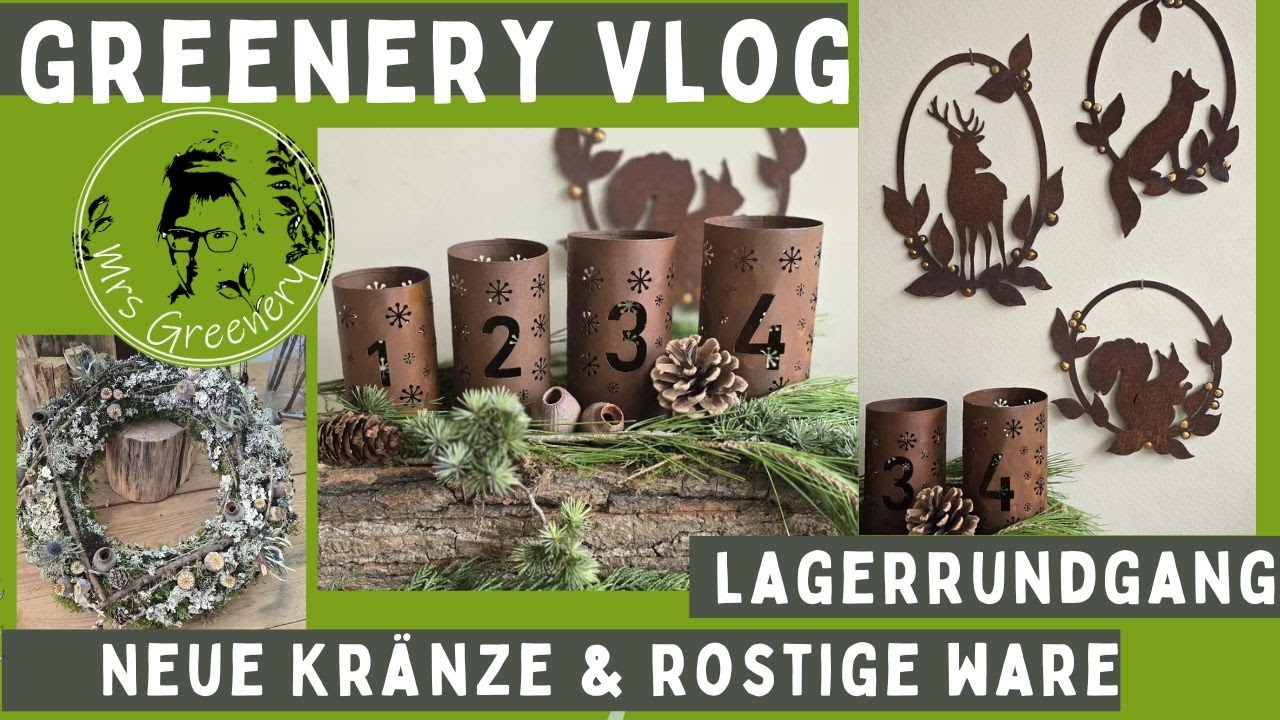 Mrs Greenery Vlog: neue Kränze & Ware - hinter den Kulissen