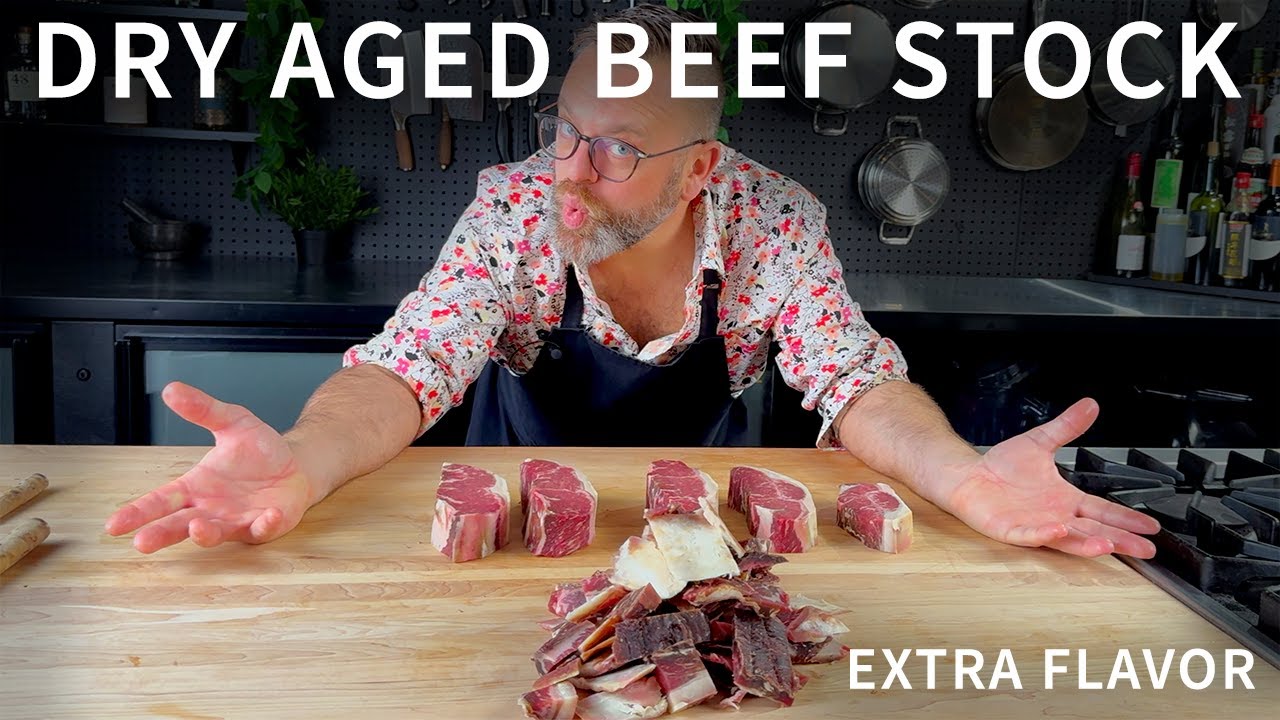 How to Make Dry Aged Beef Broth at Home | Dry aged Beef Broth Recipe