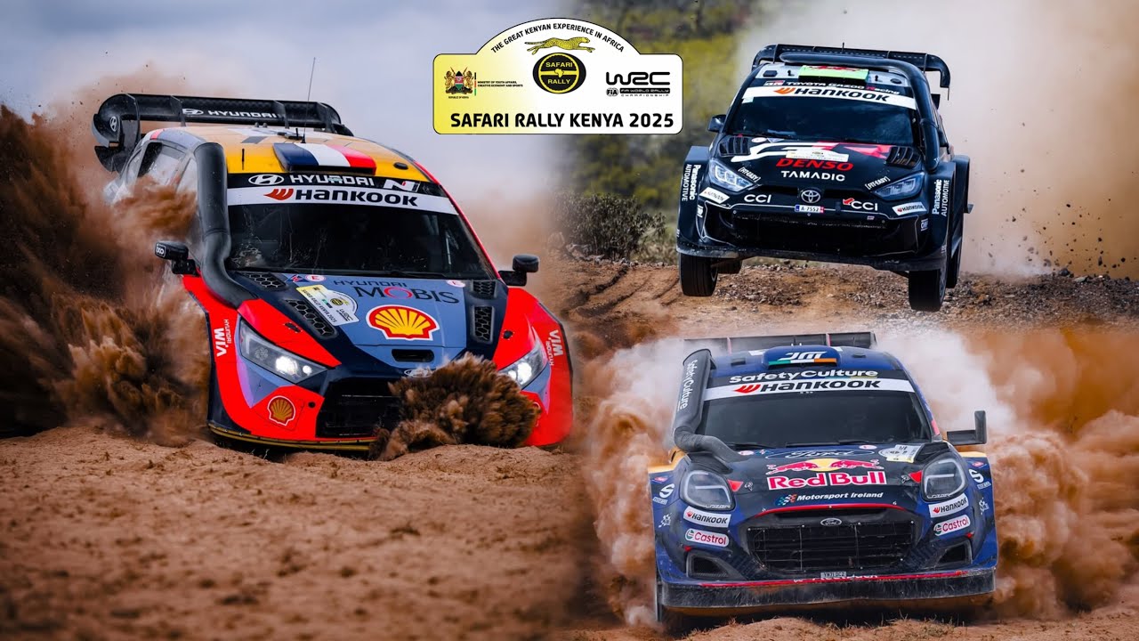 WRC SAFARI RALLY KENYA 2025 - PURE SOUND RAW - ACTION & BIG SHOW DUST KENYA