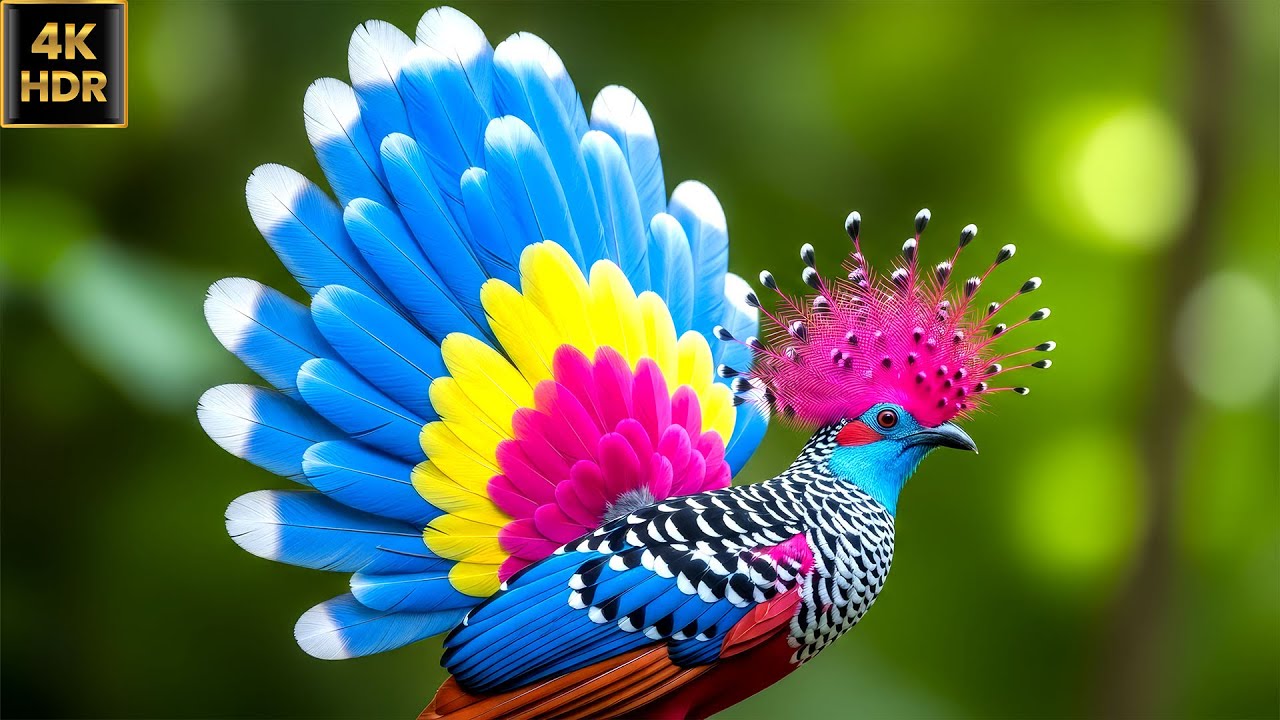 Strangest Birds with Giant Tails – Nature’s Oddest Wonders in 4K