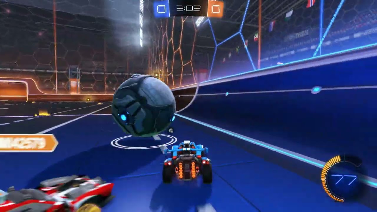 playing rocket league for the first time