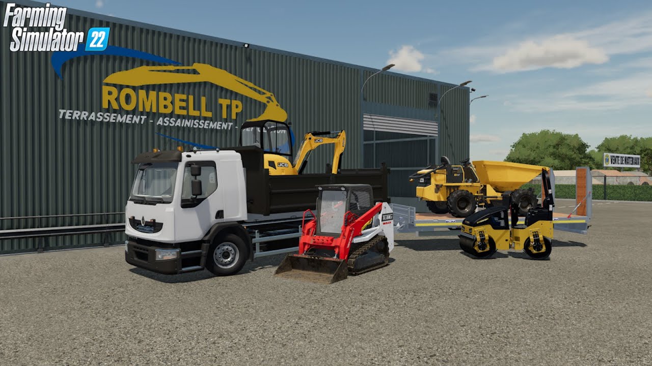 Aménagement extérieure gravillonnage parking - Plobannalec-Lesconil | Farming Simulator 22
