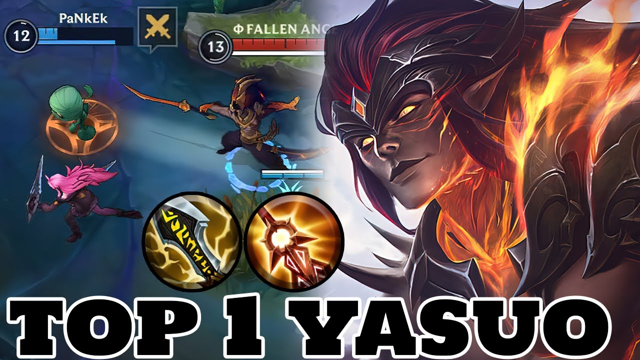 Wild Rift Yasuo - Top 1 Yasuo Gameplay Rank Grandmaster