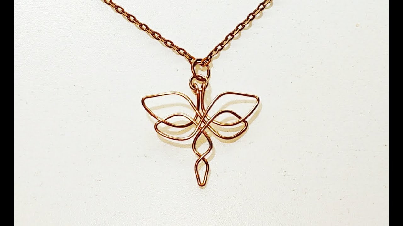 COMO HACER UNA LIBELULA DE ALAMBRE-HOW TO MAKE A WIRE DRAGON-FLY