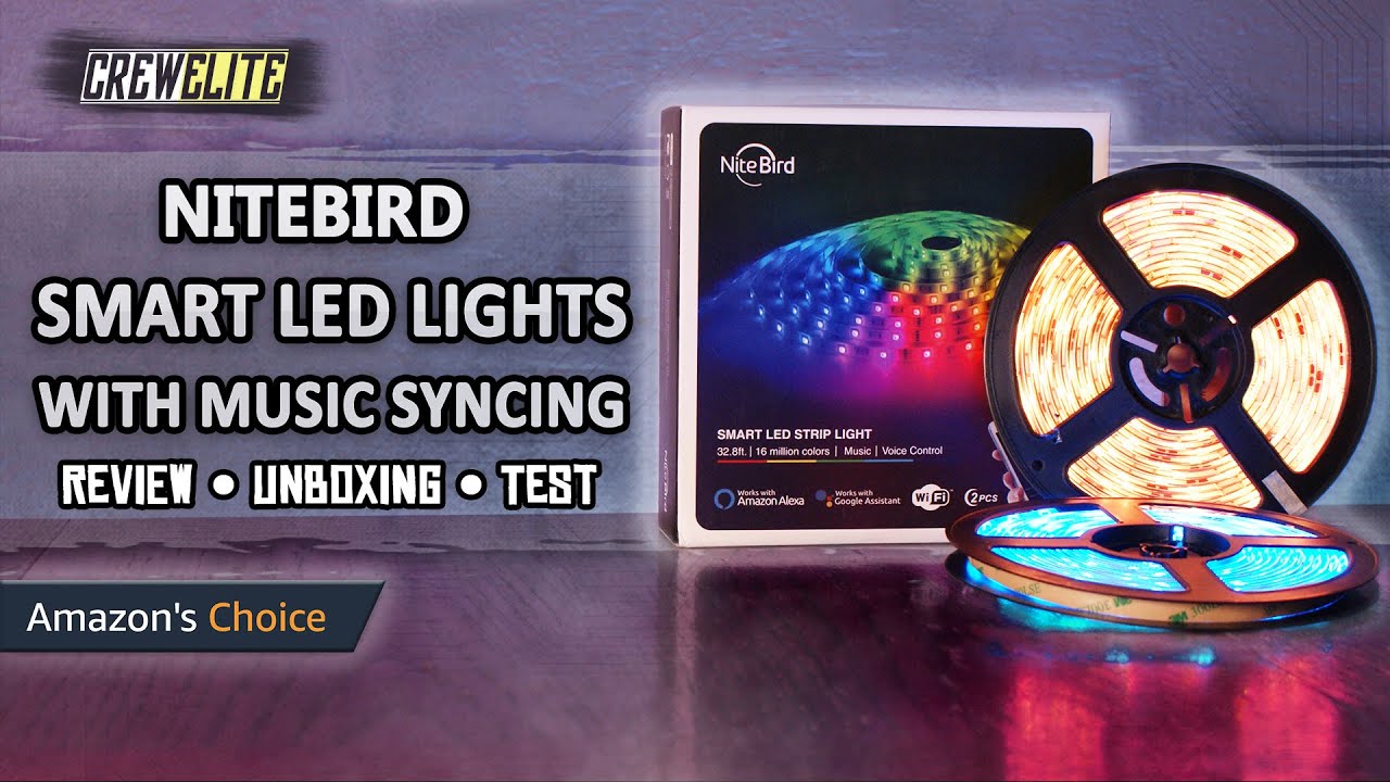 NiteBird - 32.8FT Smart WiFi LED Strip Lights | Works With Amazon Alexa & Google Home [REVIEW]