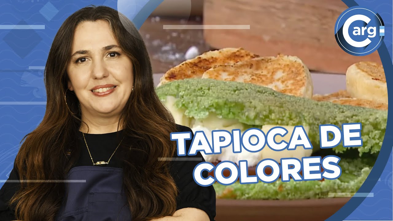 RECETAS CON MANDIOCA - TAPIOCA DE COLORES