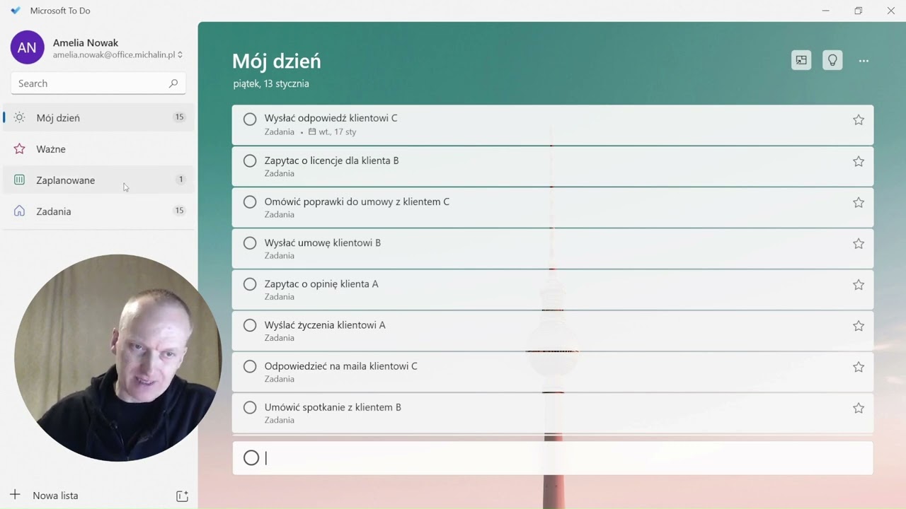 Microsoft To Do #02 - zbieranie zadań