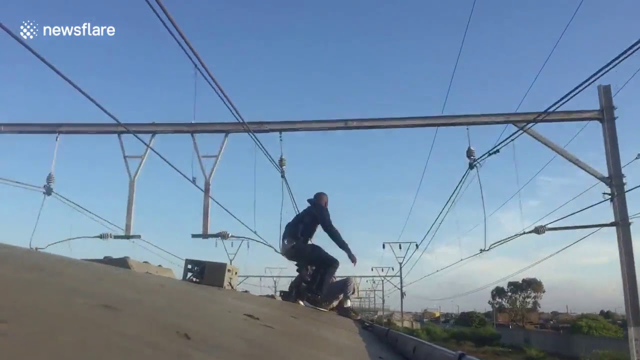Cape Town train surfers put lives at risk on daily commute