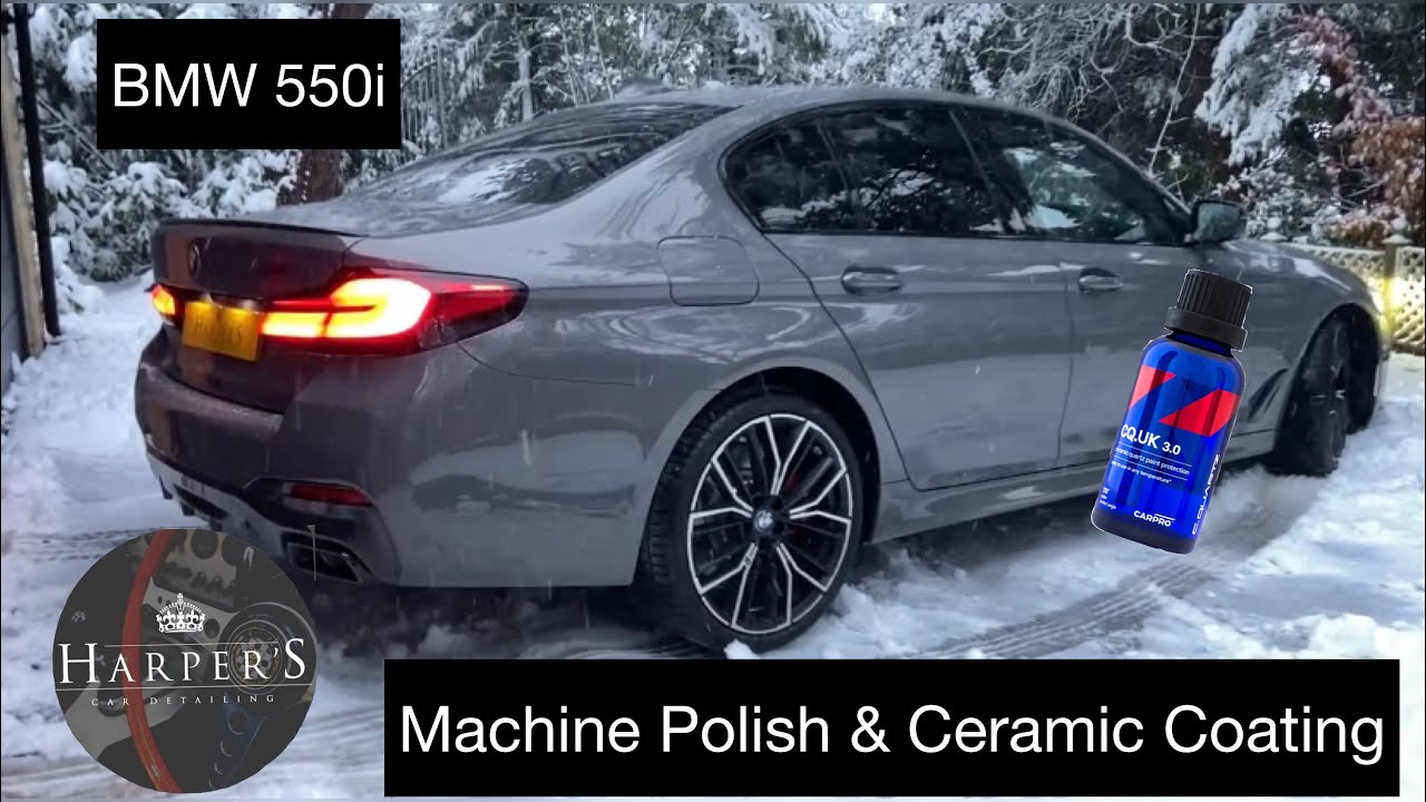 BMW 550i - Clean, Machine Polish & Ceramic Coating - CARPRO Cquartz UK