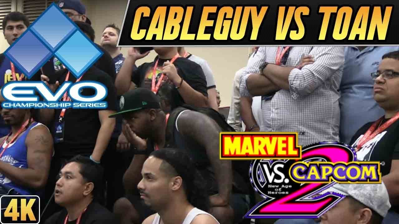 Marvel vs. Capcom 2 - CableGuy vs. Toan @ EVO 2019 [4k/60fps]