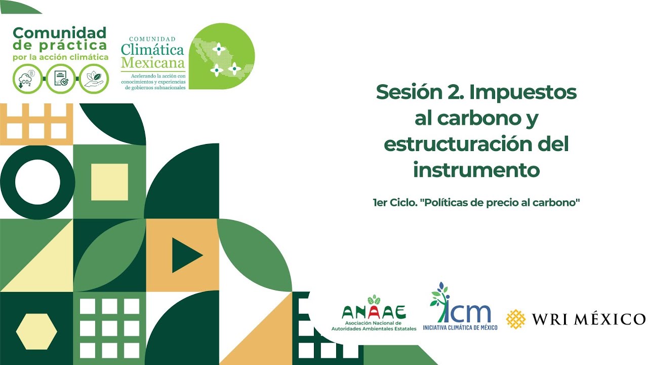 Sesión 2 . Impuestos al carbono y estructuración del instrumento | CdP Ciclo 1: Precio al Carbono