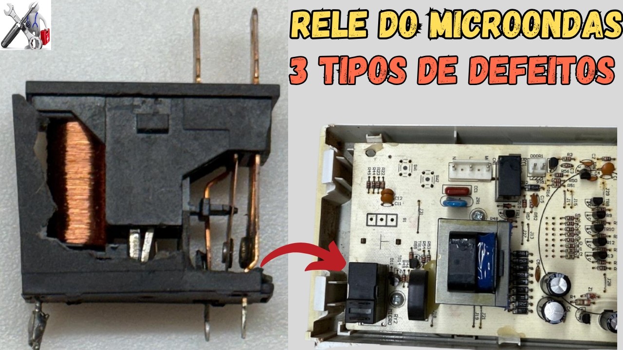 3 defeitos no rele do microondas | O que esses defeitos causam no microondas | Testes na prática