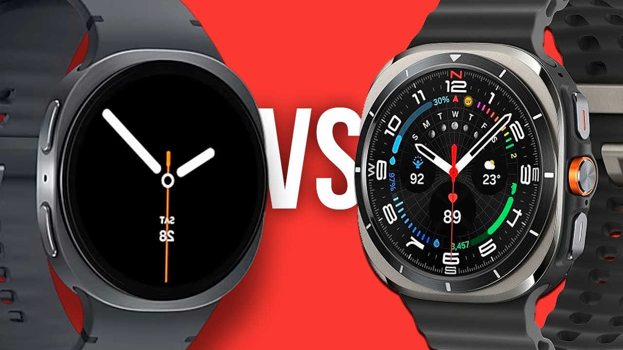Comparativo: GALAXY WATCH 8 vs GALAXY WATCH ULTRA - O que muda? Qual vale mais a pena?