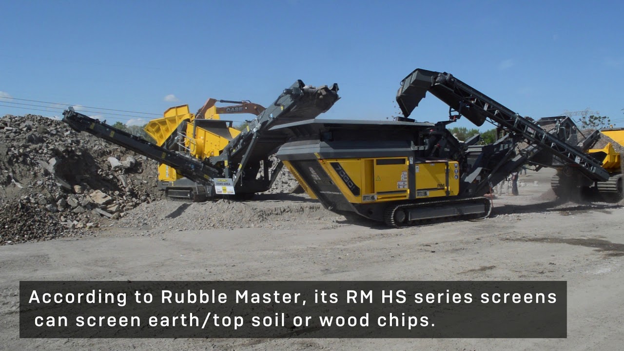 Rubble Master's HS3500M and RM 70GO! work in tandem