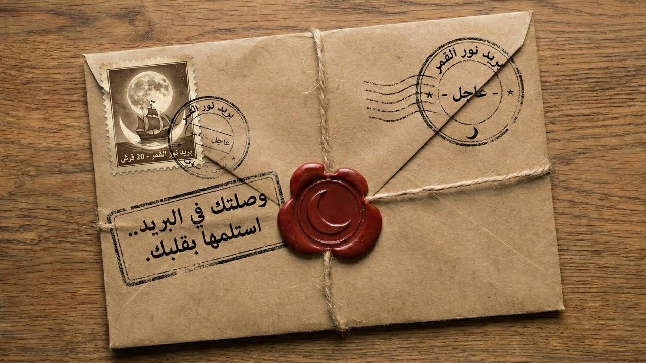 من #بريد  (نور القمر) 🌙أمانة تُسلّم لصاحب النصيب 💌 