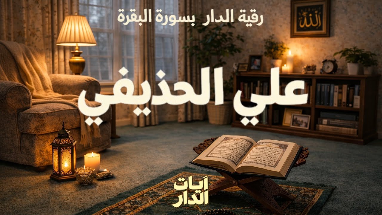 سورة البقرة | رقية للمنزل وطمأنينة للقلب | علي الحذيفي 🌙