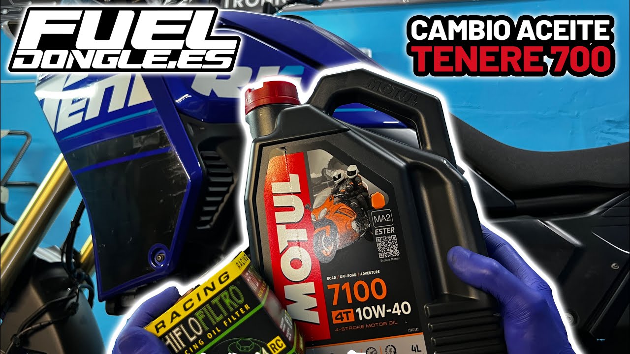 CAMBIO DE ACEITE YAMAHA TENERE 700