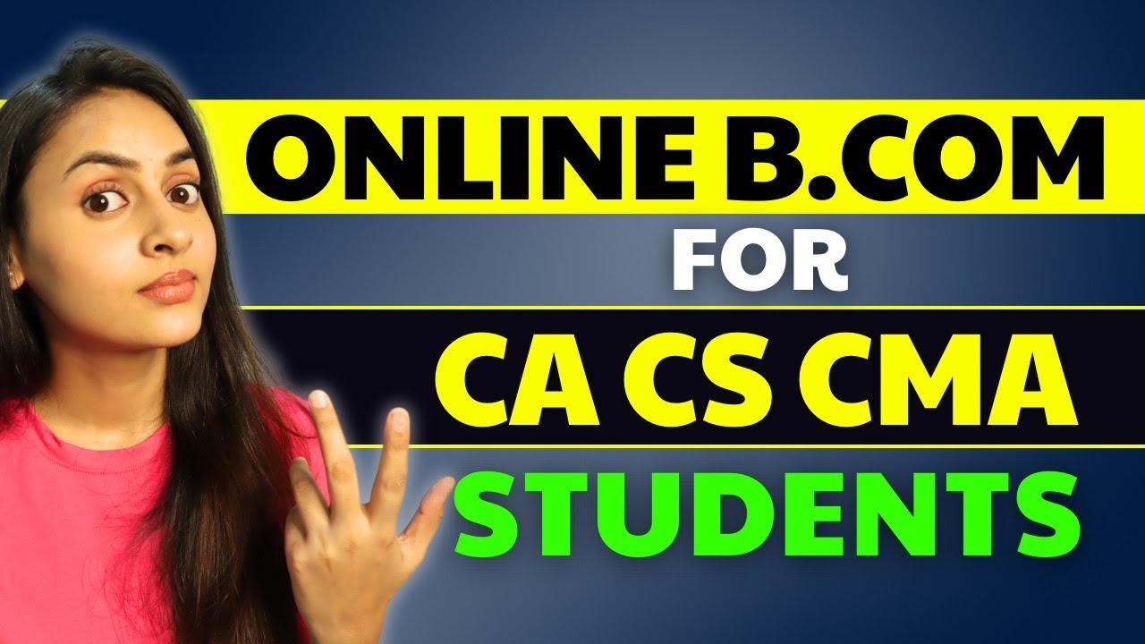 Online B.com with CA CS & CMA | Career Tips For Students | Azfar Khan