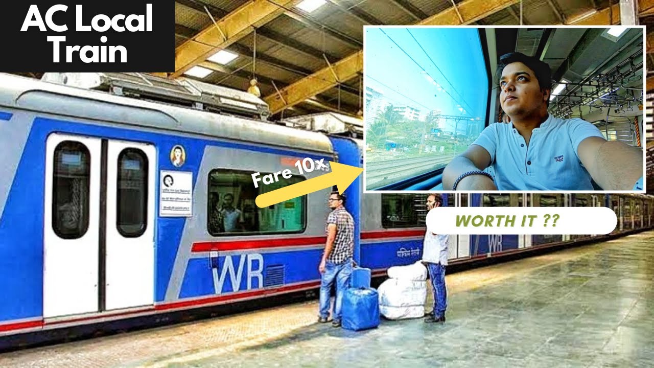 Mumbai AC Local Train Journey I Review (Worth the money ??)