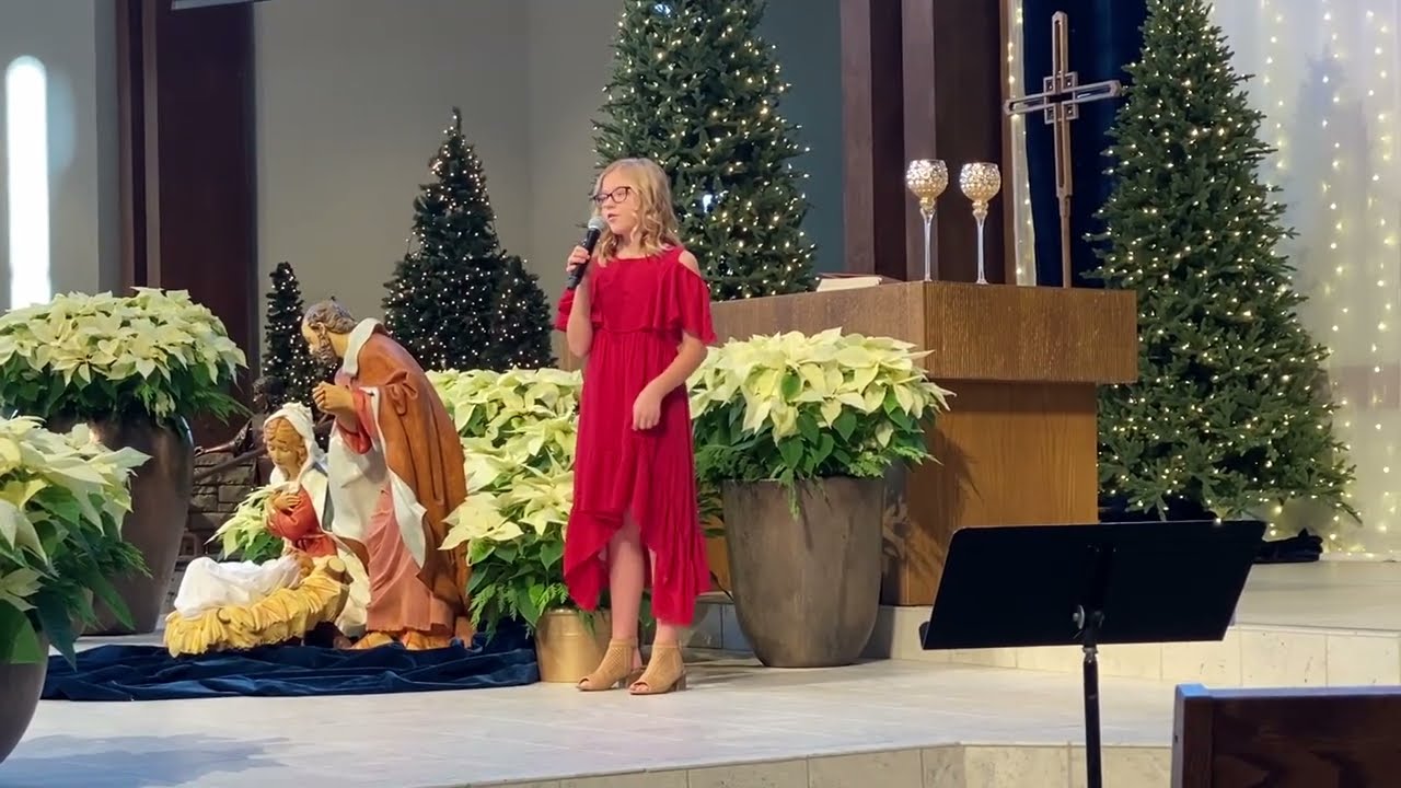 Maddie sings 