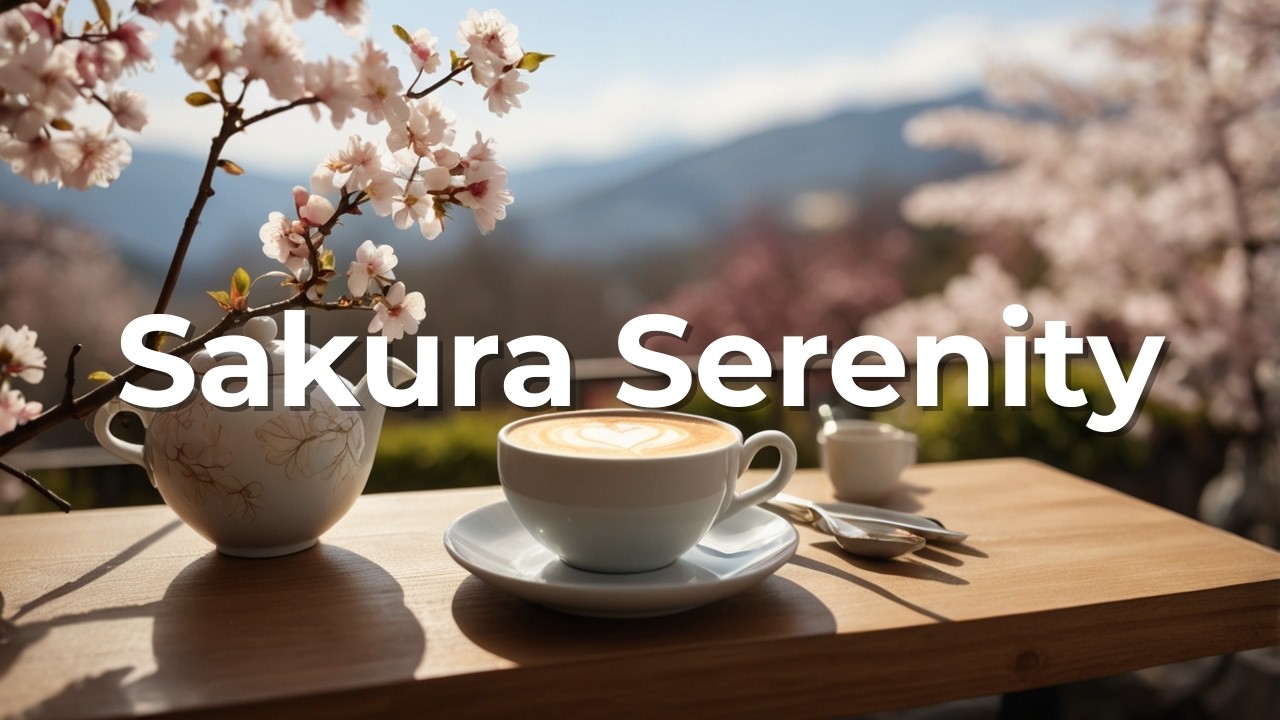 【Deep Work】 Sakura Serenity ☕ Gentle Instrumental for a Fresh Mindset