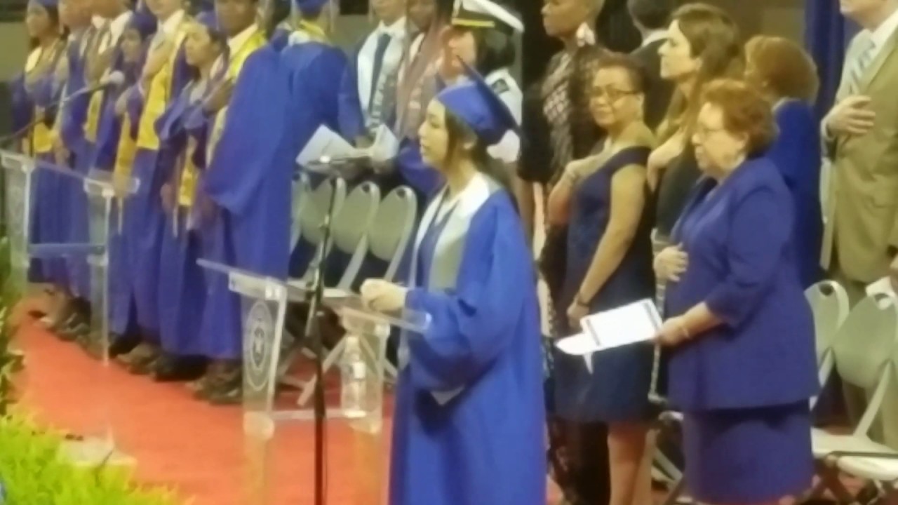 Debakey HS 2017 Graduation National Anthem